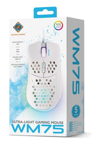 Deltaco lightweight gaming mouse,rgb gam-108-w white, wm75 - Deltaco-gam-108-w-7333048057921-07.jpg