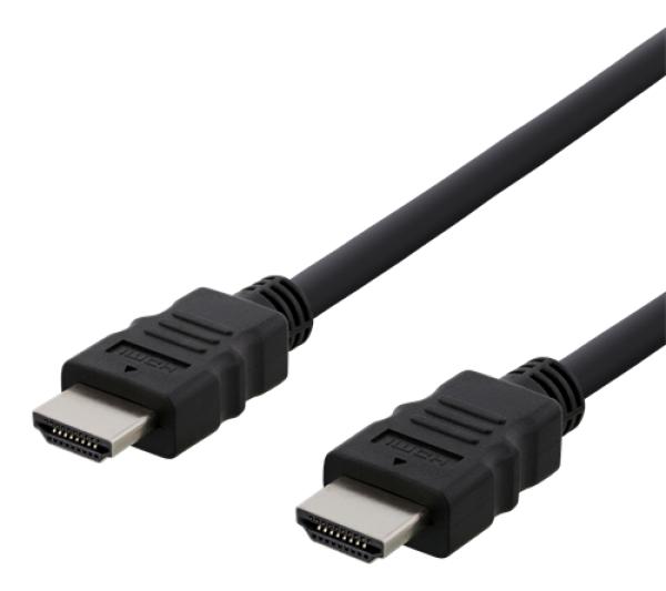 Deltaco hdmi cable high speed hdmi-920 w/ethernet,4k,60hz,uhd,2m - Deltaco-hdmi-920-7333048043177