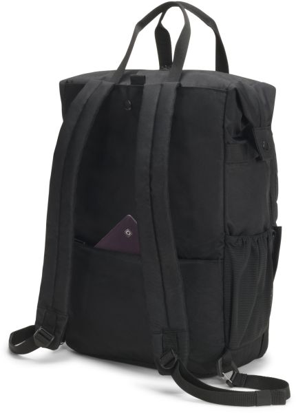 DICOTA Eco Backpack Dual GO Black D31862-RPET for Universal 13-15.6 inch