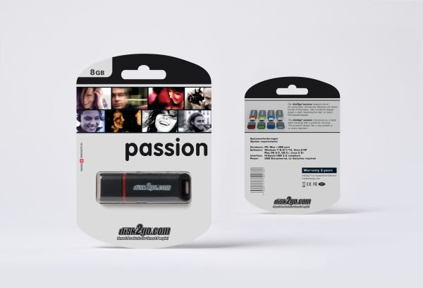 DISK2GO USB-Stick passion 2.0 8GB 30006490 USB 2.0