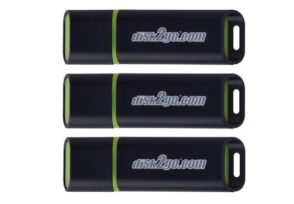 DISK2GO USB-Stick passion 2.0 16GB 30006496 USB 2.0 3 Pack