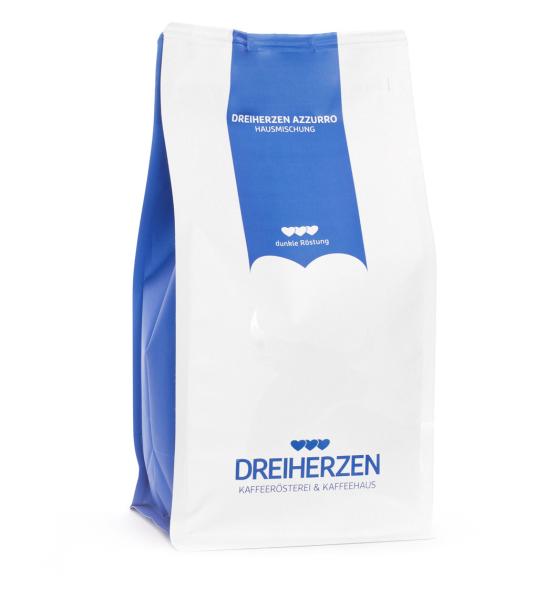 DREIHERZEN Bohnenkaffee 1kg 10062 Azzurro