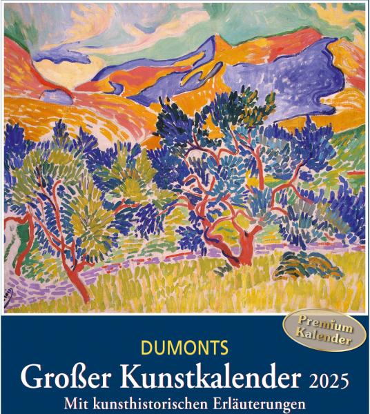 DUMONT Bildkalender 2025 205300 Grosser Kunstkalender 45x48cm