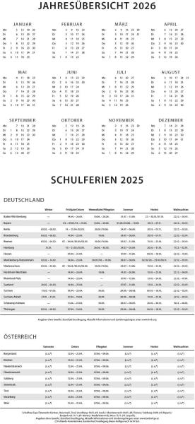 DUMONT Notizkalender 2025 205358 22x49.5cm