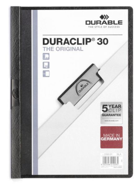 DURABLE Klemmhefter DURACLIP 30 2200/01 für 30 Blatt A4 schwarz