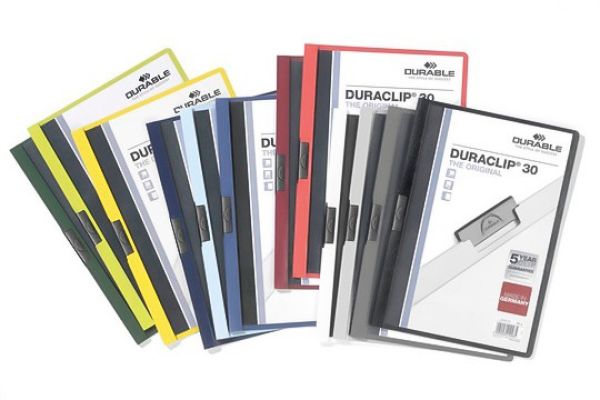 DURABLE Klemmhefter DURACLIP 30 2200/28 für 30 Blatt A4 nachtblau