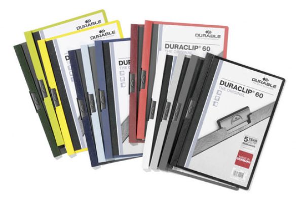 DURABLE Klemmhefter DURACLIP 60 2209/05 für 60 Blatt A4 grün