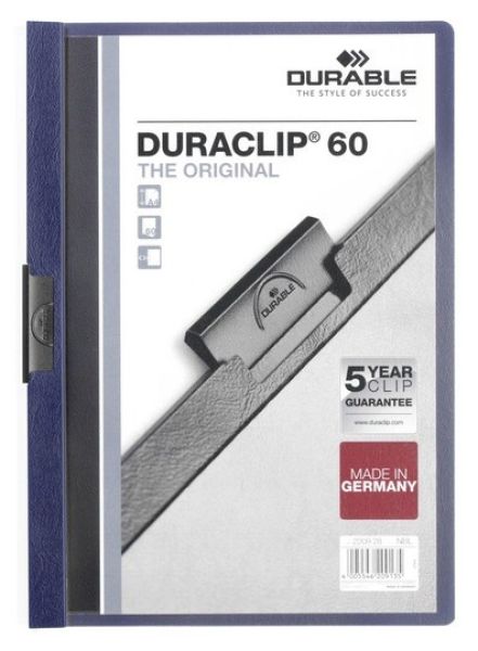 DURABLE Klemmhefter DURACLIP 60 2209/28 für 60 Blatt A4 nachtblau