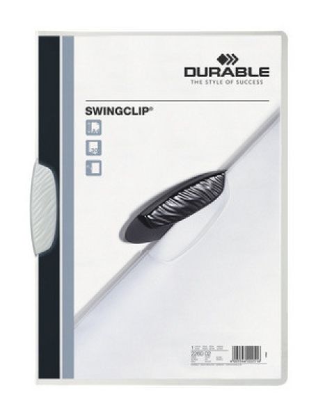 DURABLE Klemmhefter SWINGCLIP 2260/02 für 30 Blatt A4 weiss