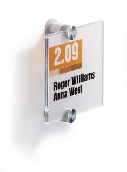 DURABLE Türschild Crystal Sign 482119 transparent, acryl 148x105mm