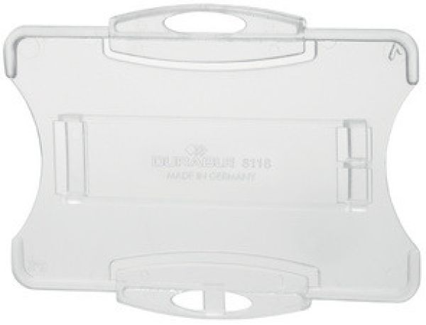 DURABLE Ausweishalter mit Clip 8118/19 transparent, 54x85mm 25 Stk.