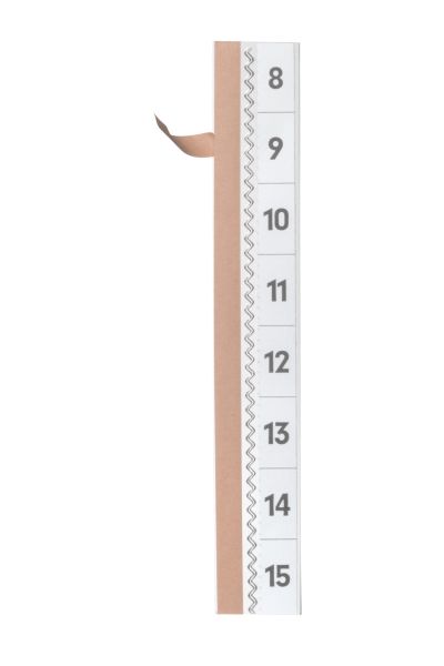 DURABLE Tabfix 2-zeilig 20cm 8402/19 transparent 5 Stück