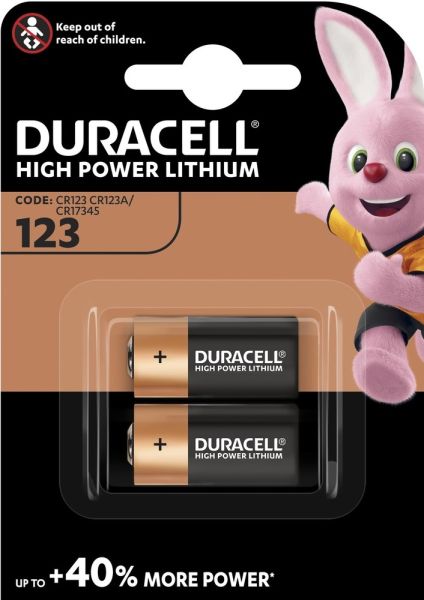 Duracell photobatterie specialty ultra cr123 b2 dl123a, cr123a, 3v 2 stück - Duracell-cr123-b2-5000394020320