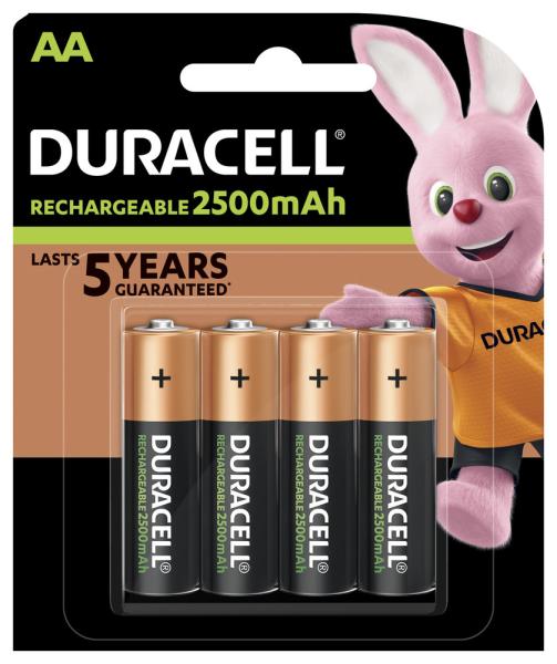 Duracell recharge ultra precharged dx1500 aa,hr6,2400mah,1.2v 4 stück - Duracell-dx1500-5000394057043