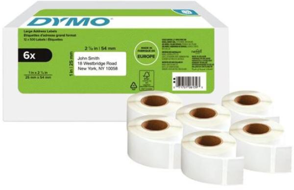 DYMO LabelWriter 2177564 6 Rl./500 Stück