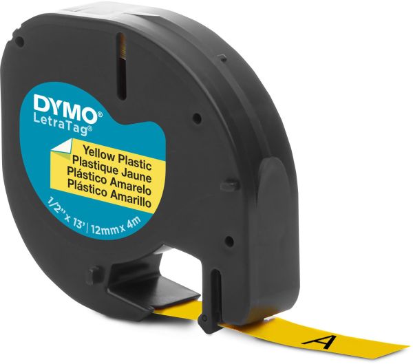 DYMO Schriftband LetraTag 12mmx4m S0721620 gelb