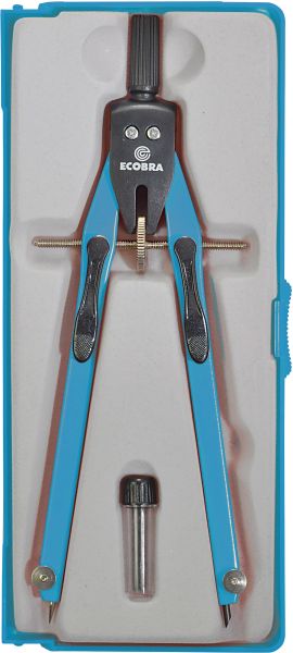 ECOBRA Zirkel Duo-Tec 17cm 426120 350mm, blau