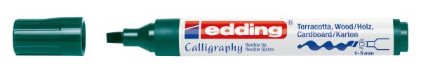 EDDING Permanent Marker 1455 1-5mm 1455-25 grün