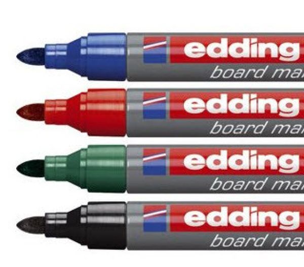 EDDING Boardmarker 250 1.5-3mm 250BLI-1234 4 Farben ass. Blister