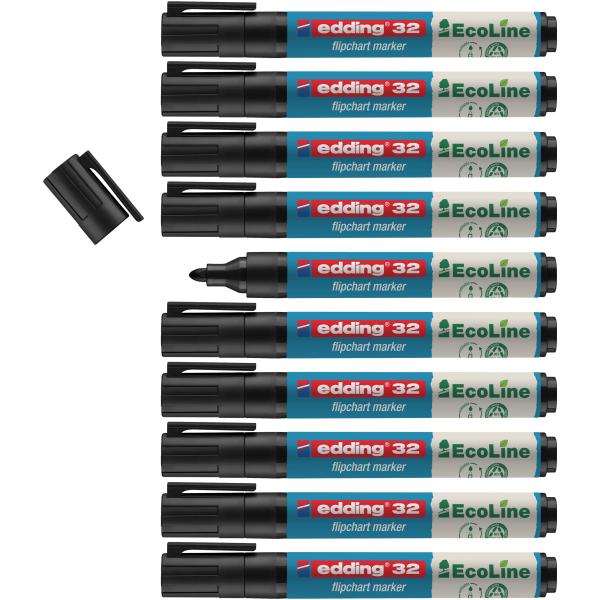 Edding flipchart marker 31 1.5-3mm 31-1 schwarz - Edding-31-1-4004764947041-05