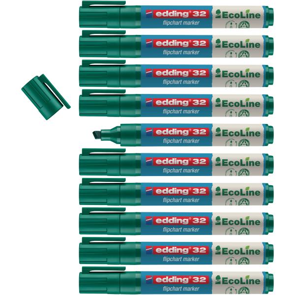 Edding flipchart marker 32 1-5mm 32-4 grün - Edding-32-4-4004764947010-05