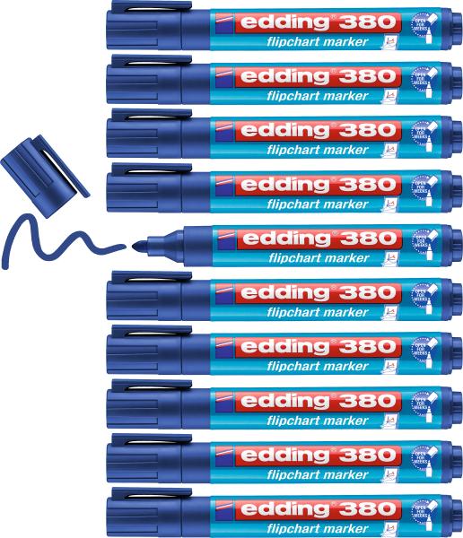 Edding flipchart marker 380 1,5-3mm 380-3 blau - Edding-380-3-4004764013142-04