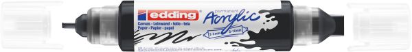 EDDING Acrylmarker 5400 double liner 5400-901 tiefschwarz sdm