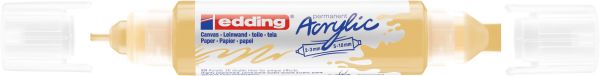 EDDING Acrylmarker 5400 double liner 5400-915 pastellgelb sdm