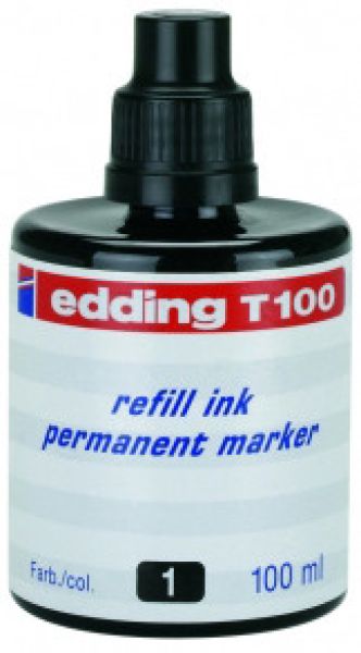 EDDING Tinte 100ml T-100-1 schwarz