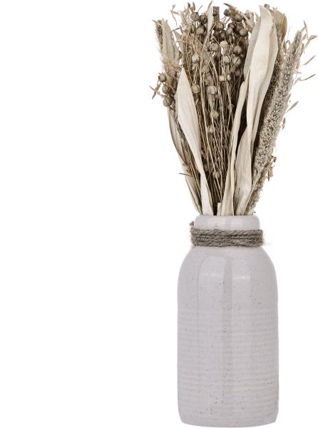 Eglo trockenblumen caraq 28cm 428079 beige, mit vase - Eglo-428079-9008606266876