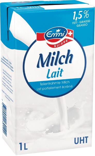 Emmi milchdrink 1,5%, uht 1155024 1 l, 12 stk. - Emmi-1155024-7610900030279
