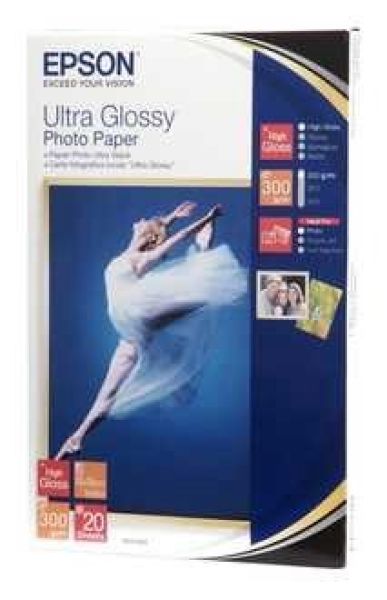 EPSON Ultra Glossy Photo 10x15cm S041926 Stylus DX 3800 300g 20 Blatt