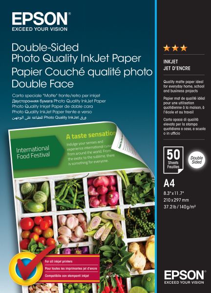 EPSON Photo Paper A4 S400059 InkJet 140g double-s. 50 Blatt