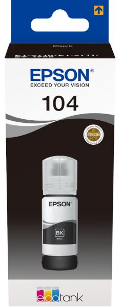 EPSON Tintenbehälter 104 schwarz T00P140 EcoTank ET-2710 4500 Seiten