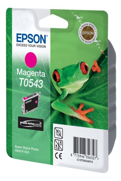 EPSON Tintenpatrone magenta T054340 Stylus Photo R800 400 Seiten