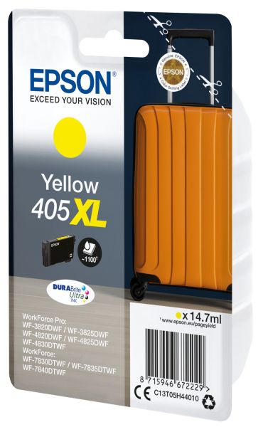 EPSON Tintenpatrone 405XL yellow T05H44010 WF-7830DTWF 1100 Seiten