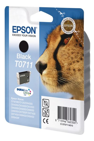 EPSON Tintenpatrone schwarz T071140 Stylus DX4000 245 Seiten