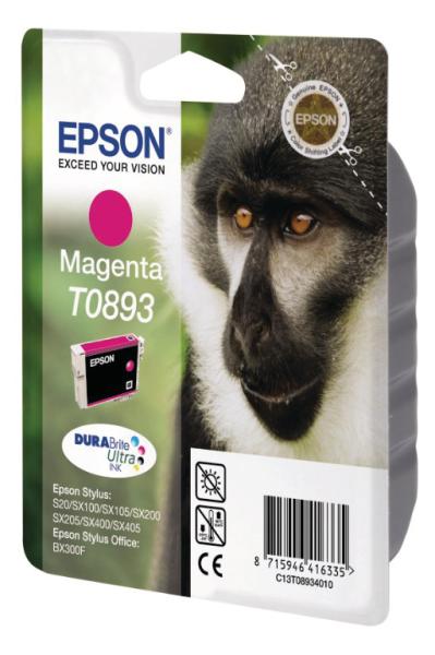 EPSON Tintenpatrone magenta T089340 Stylus S20/SX405 3.5ml