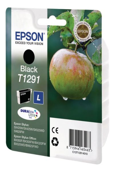 EPSON Tintenpatrone schwarz T129140 Stylus SX420W 11.2ml