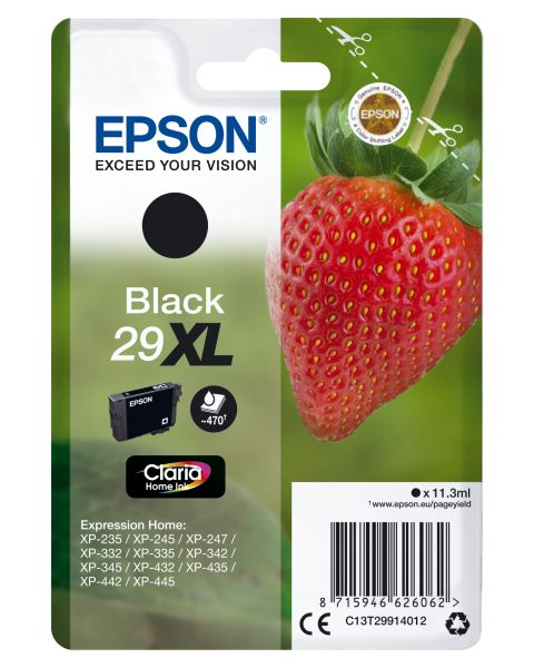 EPSON Tintenpatrone XL schwarz T299140 XP-235/335/435 470 Seiten