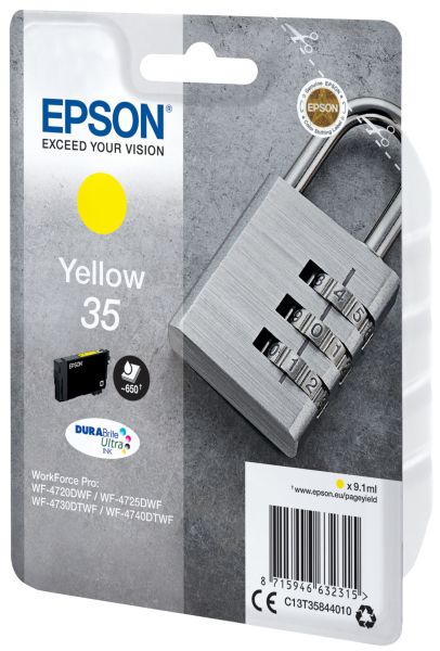 EPSON Tintenpatrone yellow T358440 WF-4720/4725DWF 650 Seiten