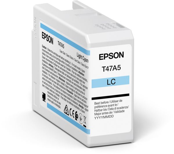 EPSON Tintenpatrone light cyan T47A500 SureColor SC-P900 50ml