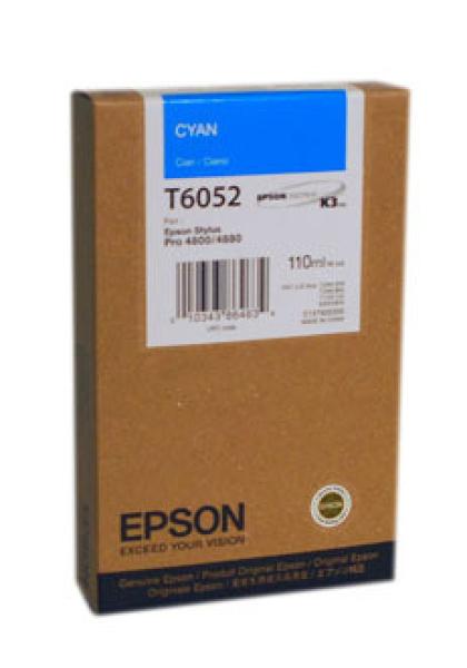 EPSON Tintenpatrone cyan T605200 Stylus Pro 4880 110ml