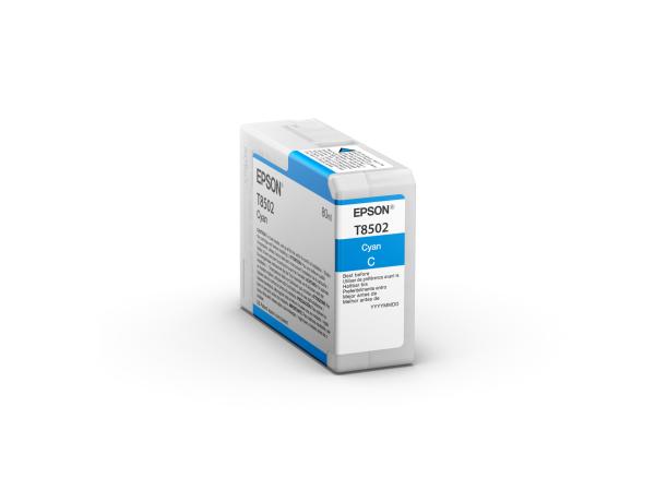 EPSON Tintenpatrone cyan T850200 SureColor SC-P800 80ml