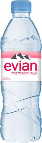 EVIAN ohne Kohlensäure, Pet 129400001381 50 cl, 6 Stk.