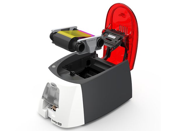 EVOLIS Drucker Plastikkarten B22U0000RS Badgy 200 Farbband, 100 Karten