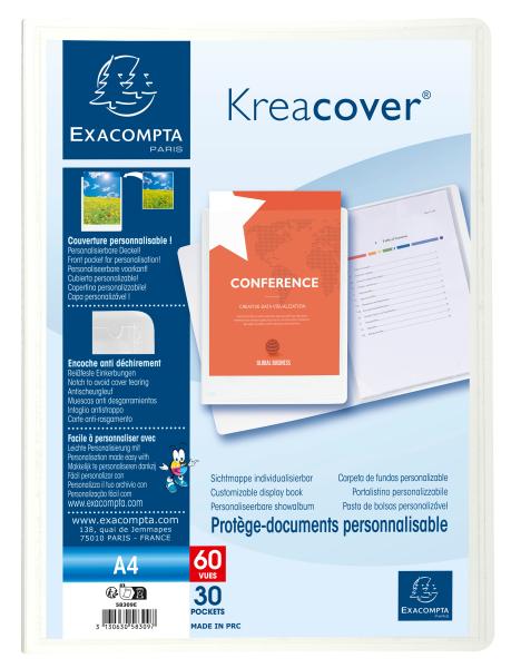 Exacompta sichtbuch kc a4 58309e weiss 30 taschen - Exacompta-58309e-3130630583097-02.jpg