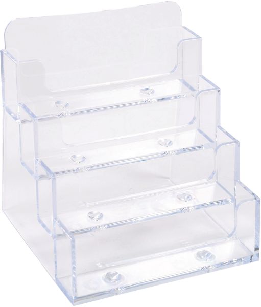 EXACOMPTA Visitenkartenhalter 71158D transparent 102x109x107mm