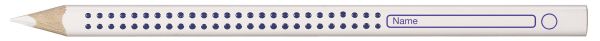 FABER-CASTELL Farbstifte Jumbo Grip 110801 weiss