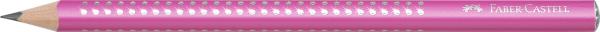 FABER-CASTELL Bleistift Jumbo Sparkle B 111612 pink